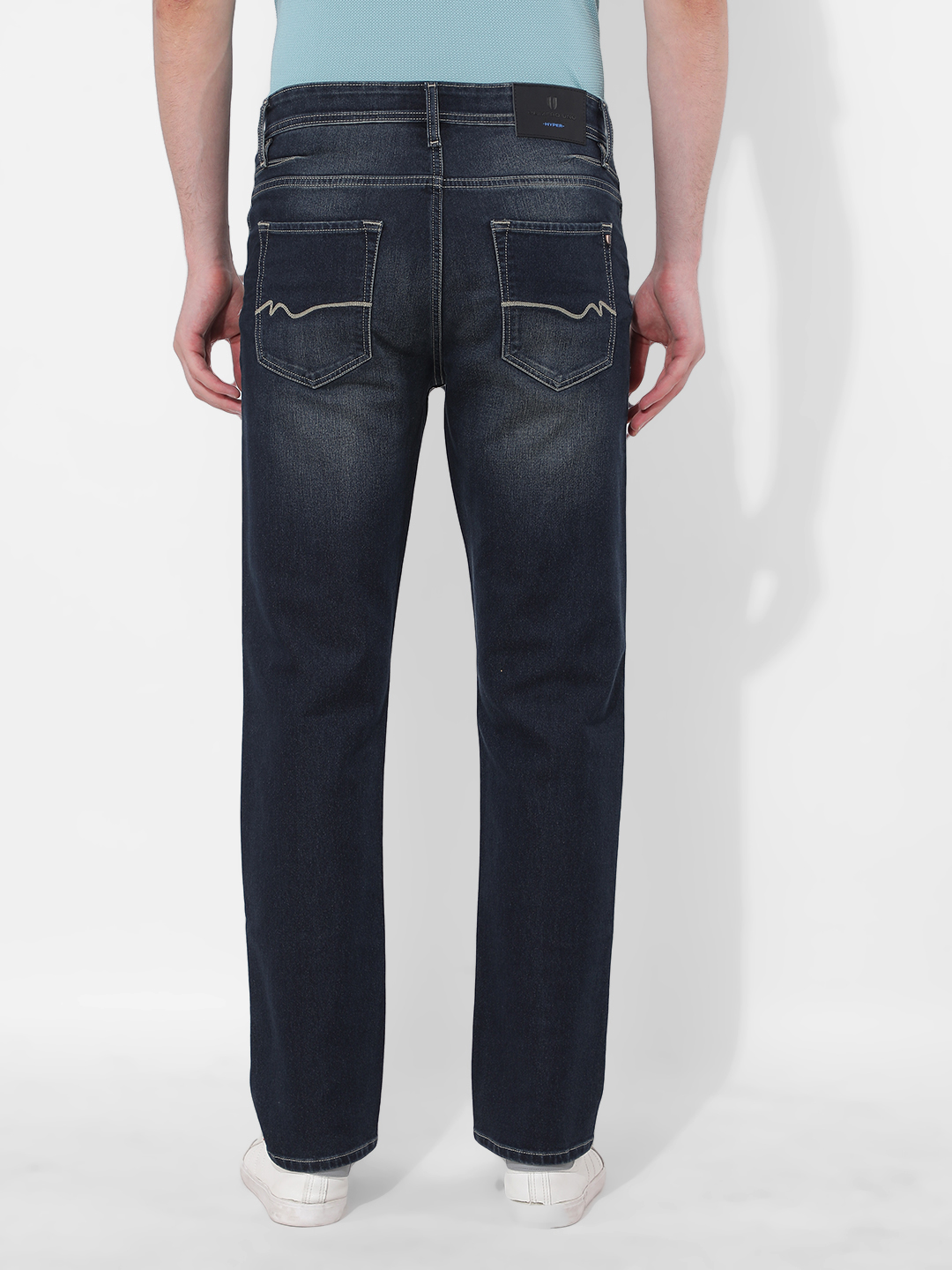 Numero Uno Men Solid Blue Jeans